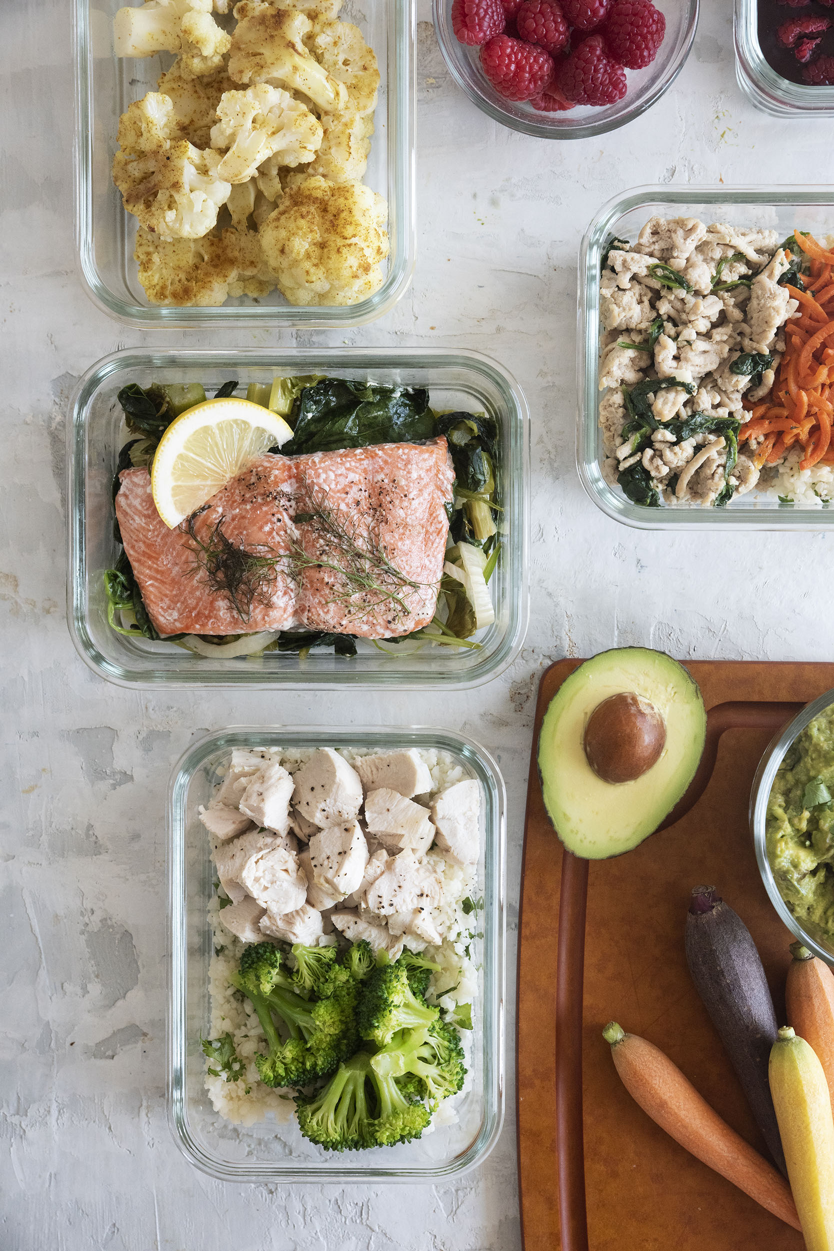 Glass containers to meal prep by Casa de Suna