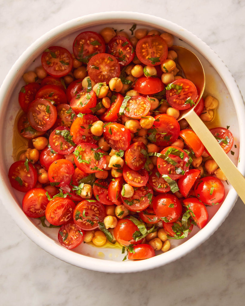 Marinated Tomato and Chickpea Salad