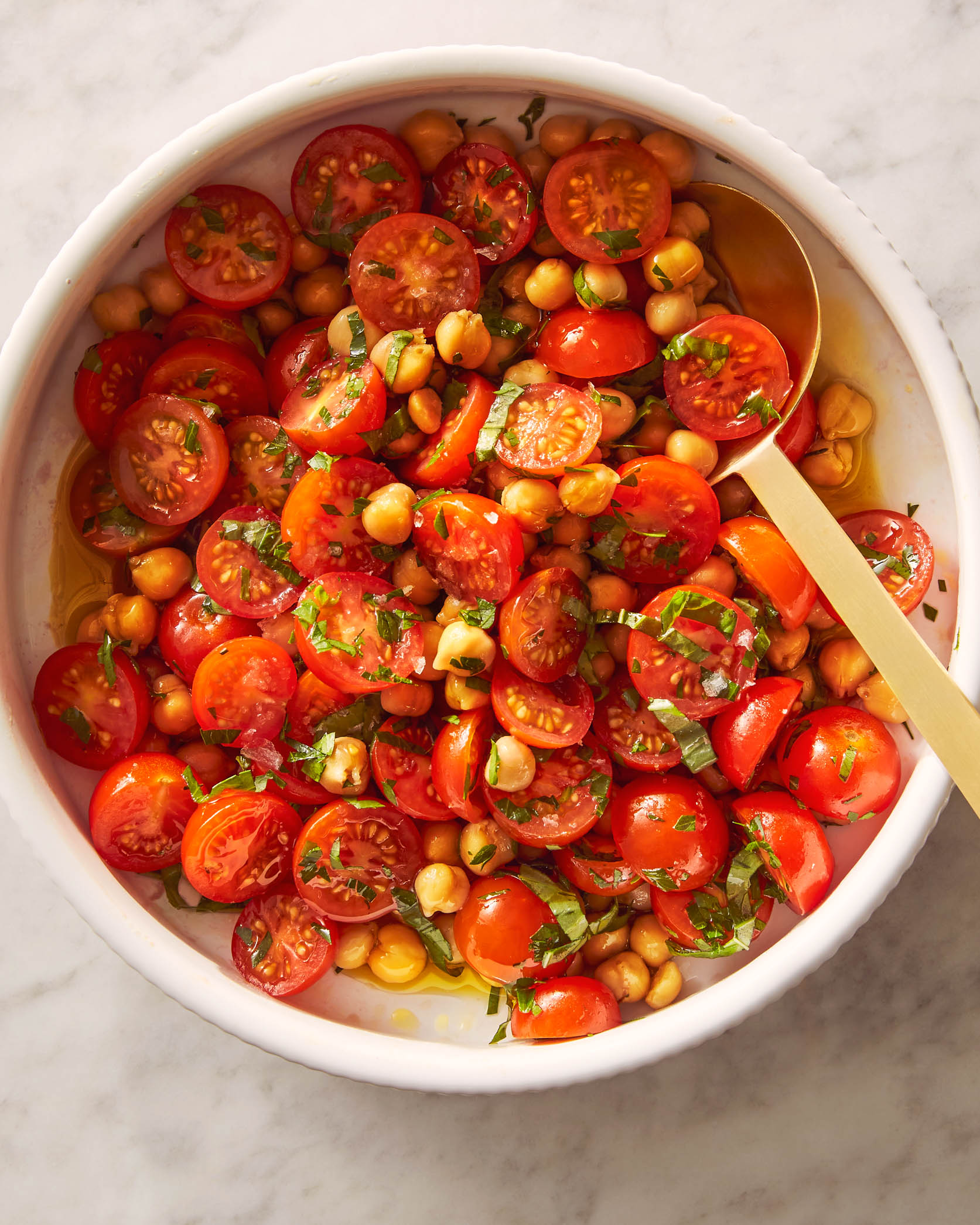 Tomato and Chickpea Salad