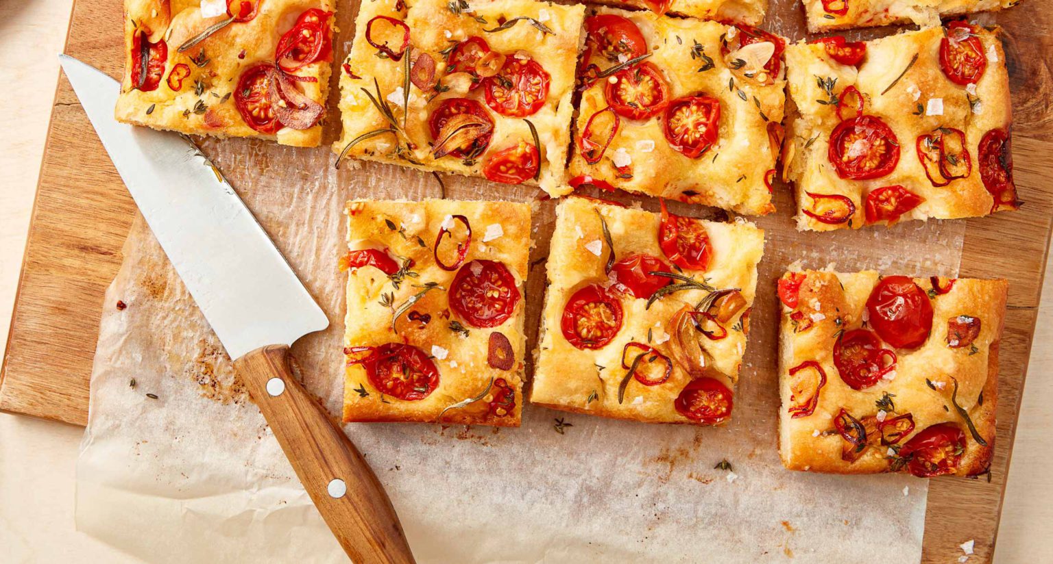 Cherry Tomato Focaccia - Casa De Suna