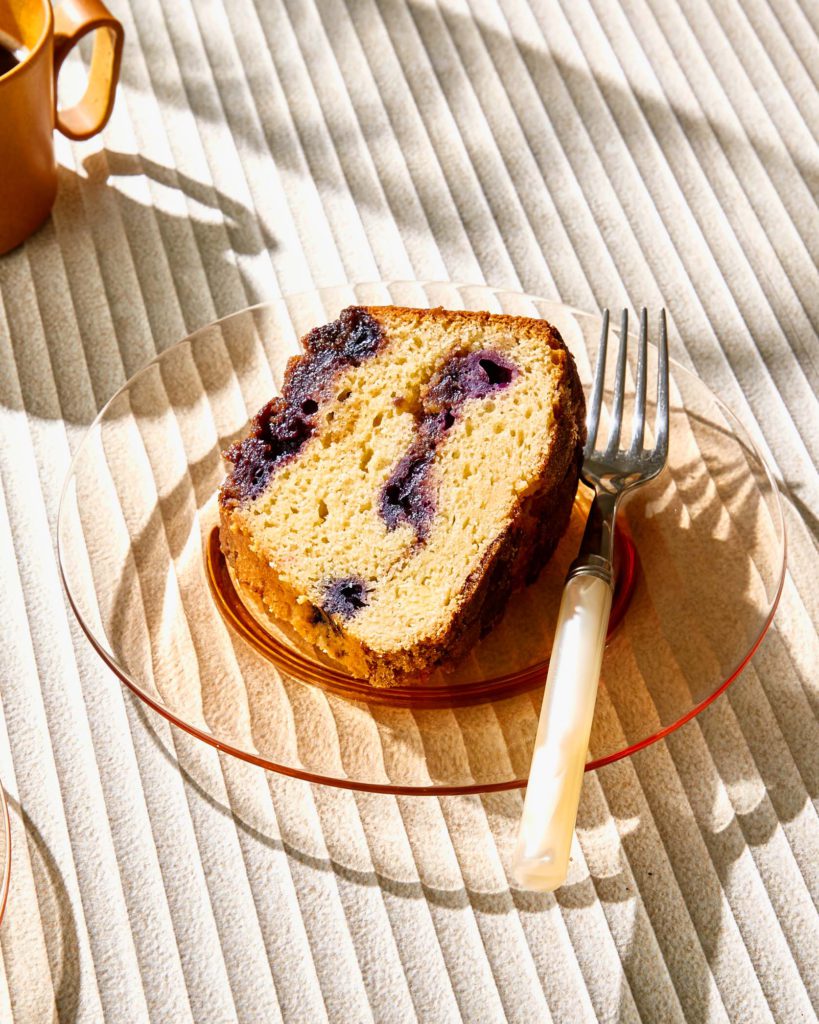 Blueberry Upside Down Cake Recipe by Casa de Suna