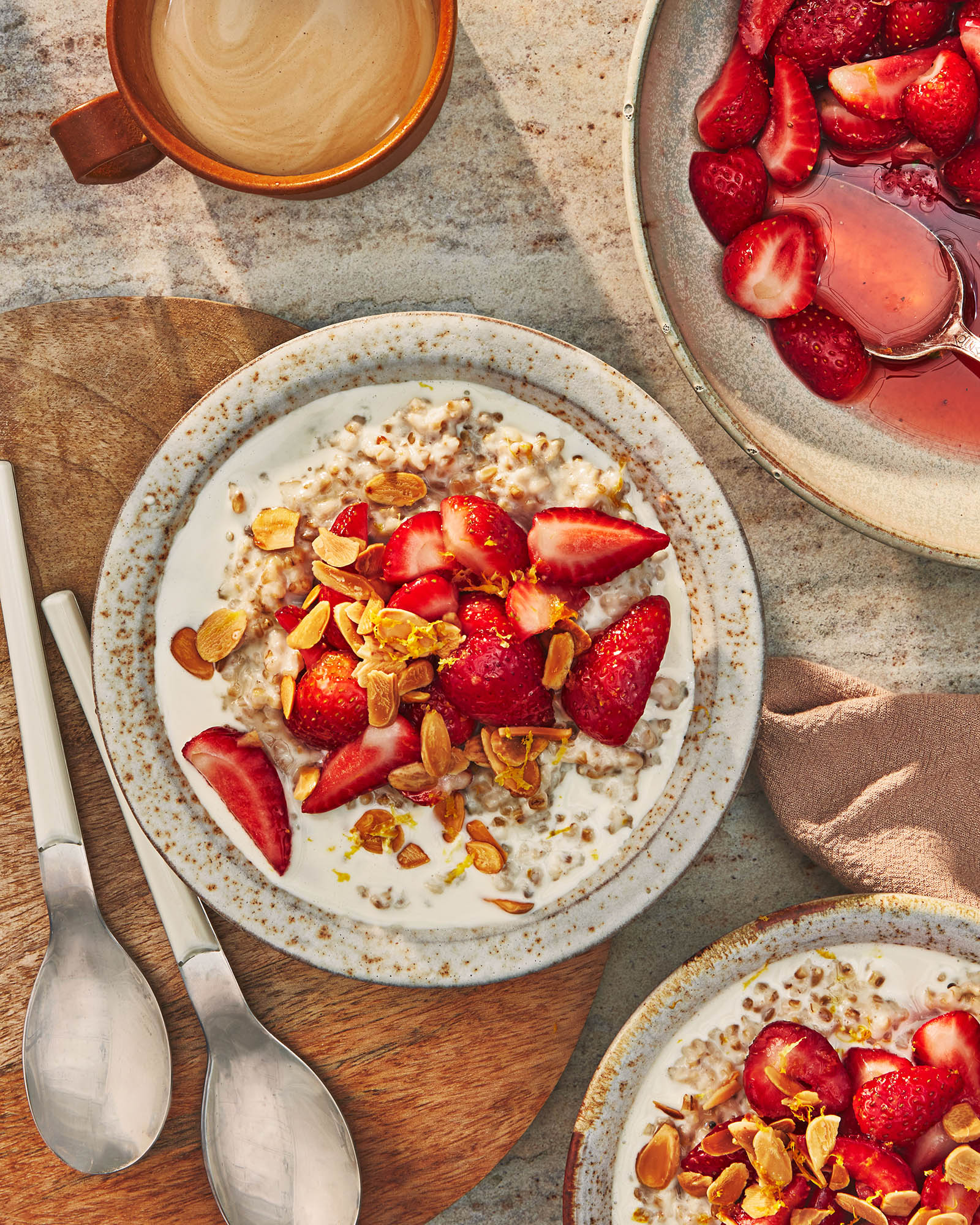 Strawberries and Cream Oatmeal Recipe by Casa de Suna