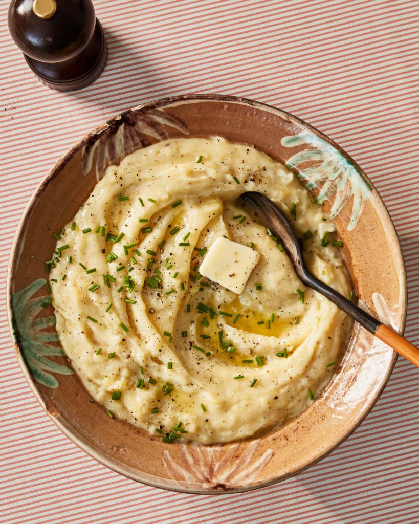 Browned Butter and Buttermilk Mashed Potatoes