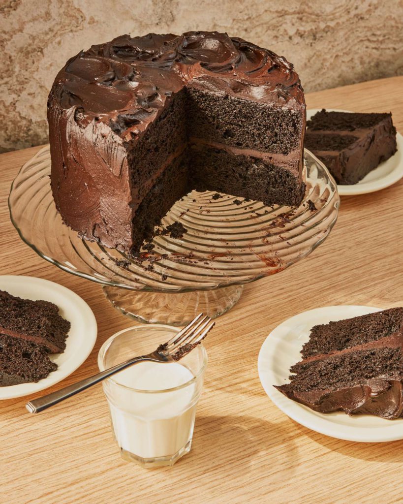 Black Tie Chocolate Cake