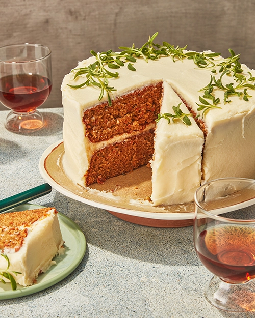 Carrot-Parsnip Cake with Rosemary