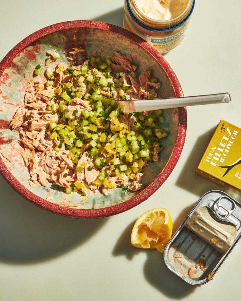 Super Crunch Tuna Salad with Pepperoncini Recipe by Casa de Suna