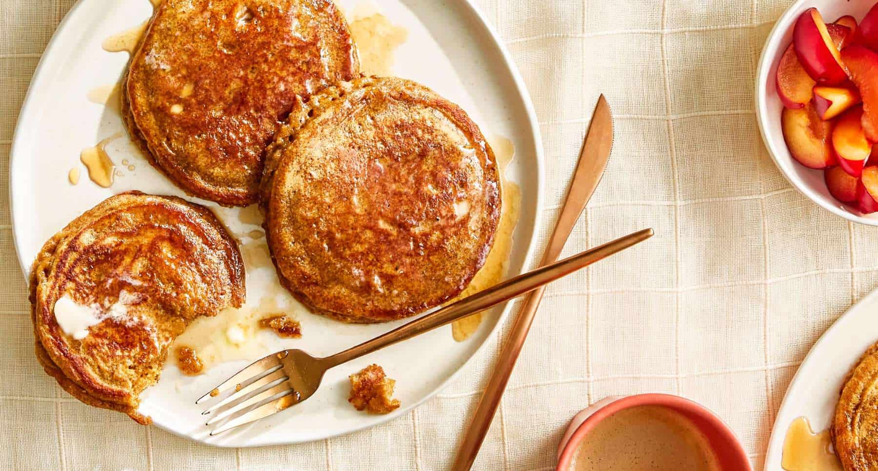 Rye Flour-Buttermilk Pancakes