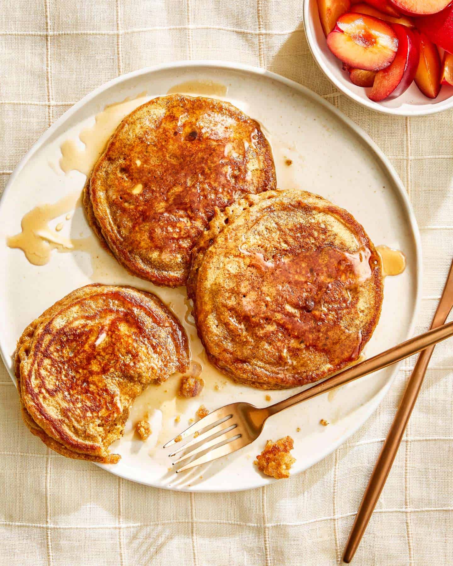 Rye Flour-Buttermilk Pancakes by Casa de Suna