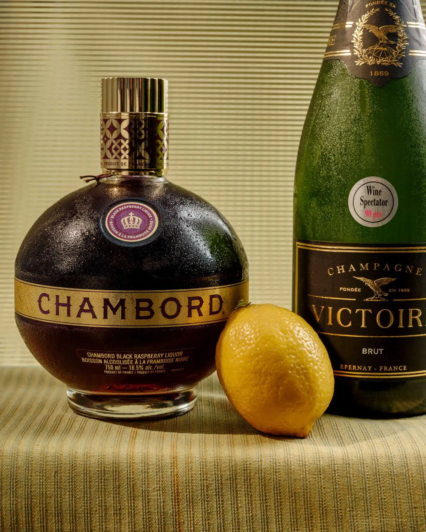 Chambord and Champagne; CDS | New Year’s Eve Cocktail Recipes Round-Up