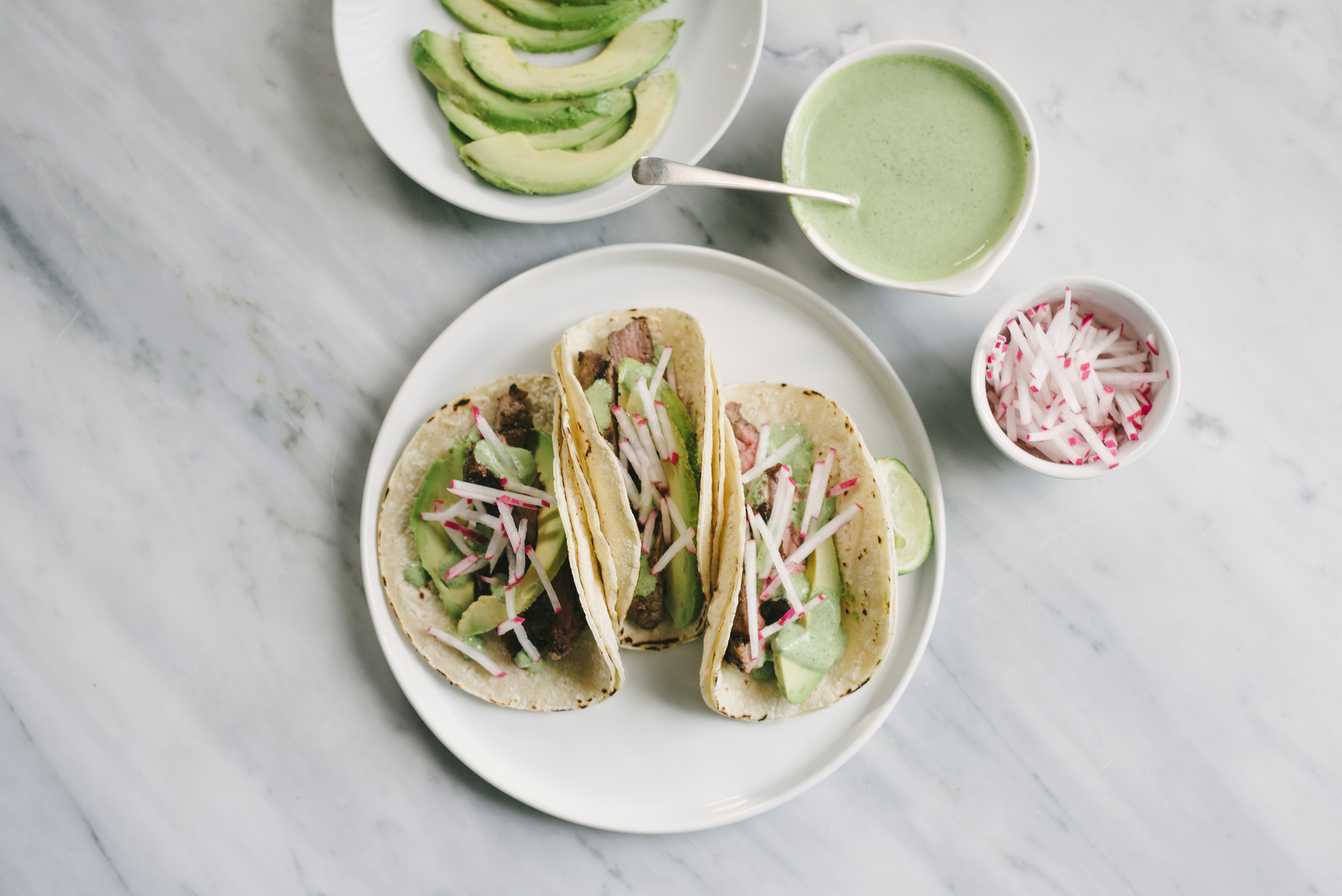 Tacos and avocado for easy entertaining by Casa de Suna