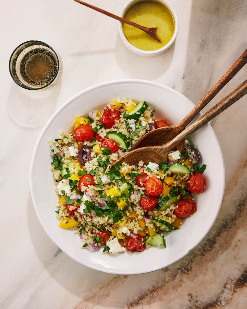 Roasted Tomato Quinoa Salad