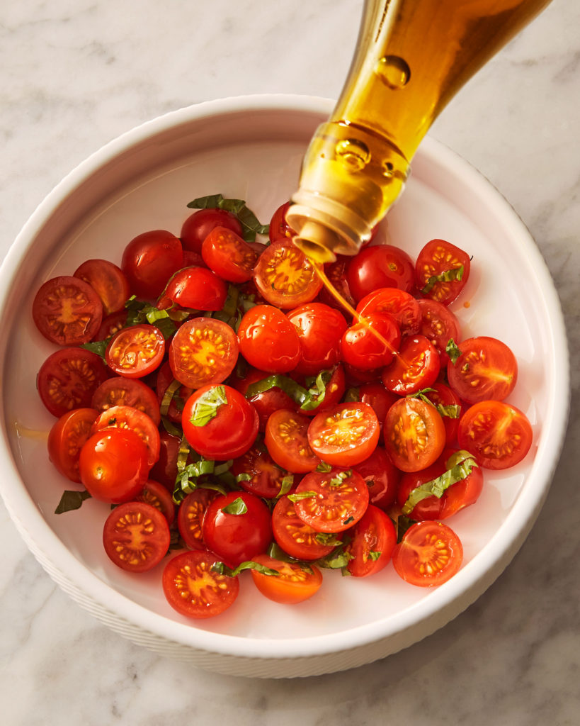 Marinated Tomato and Chickpea Salad