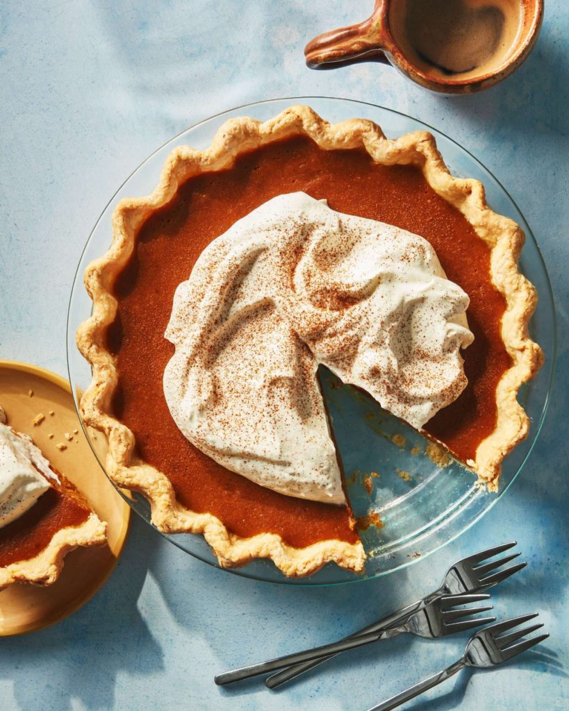 Classic Pumpkin Pie with Maple Cream by Casa de Suna