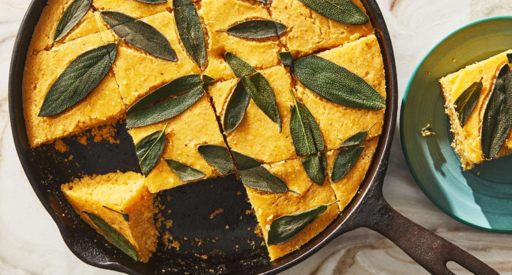 Buttermilk Cornbread with Sage by Casa de Suna