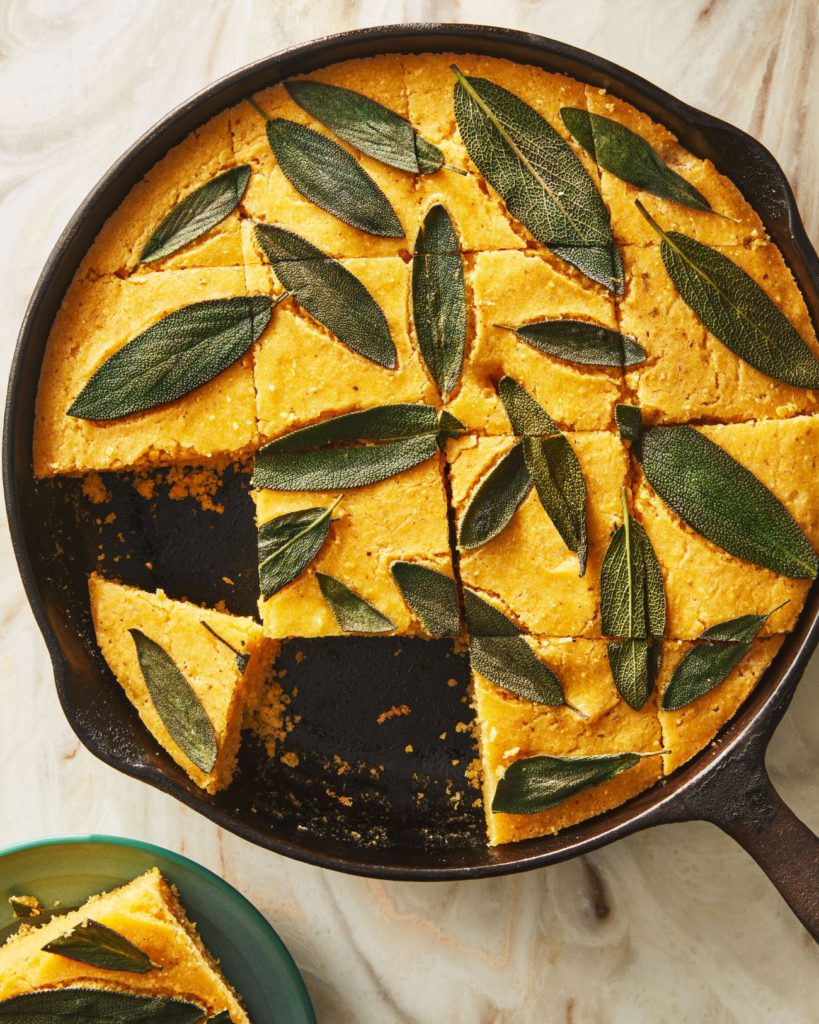 Buttermilk Cornbread with Sage