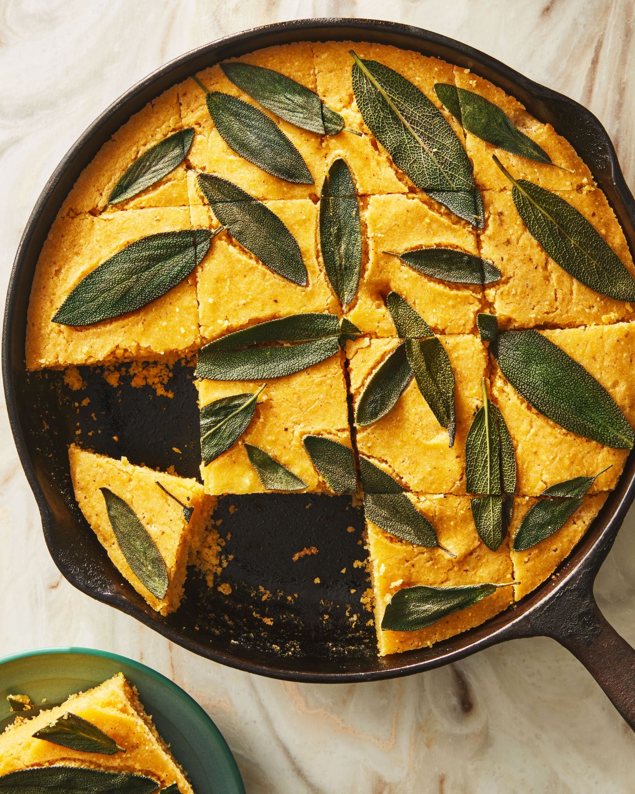 Buttermilk Cornbread with Sage by Casa de Suna