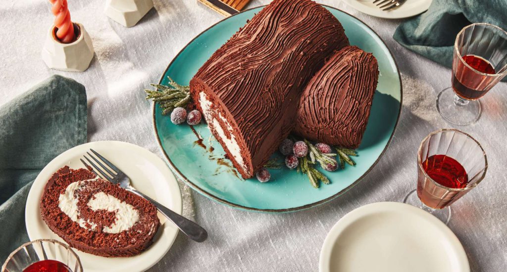 Chocolate Yule Log by Casa de Suna