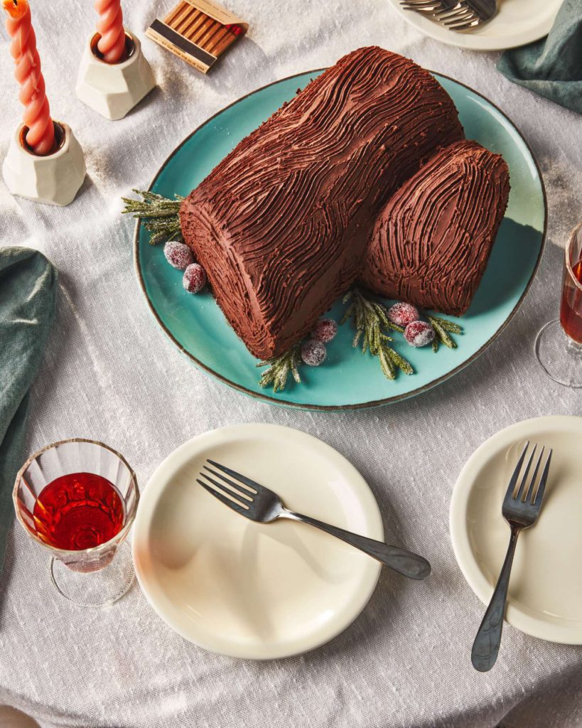 Chocolate Yule Log by Casa de Suna