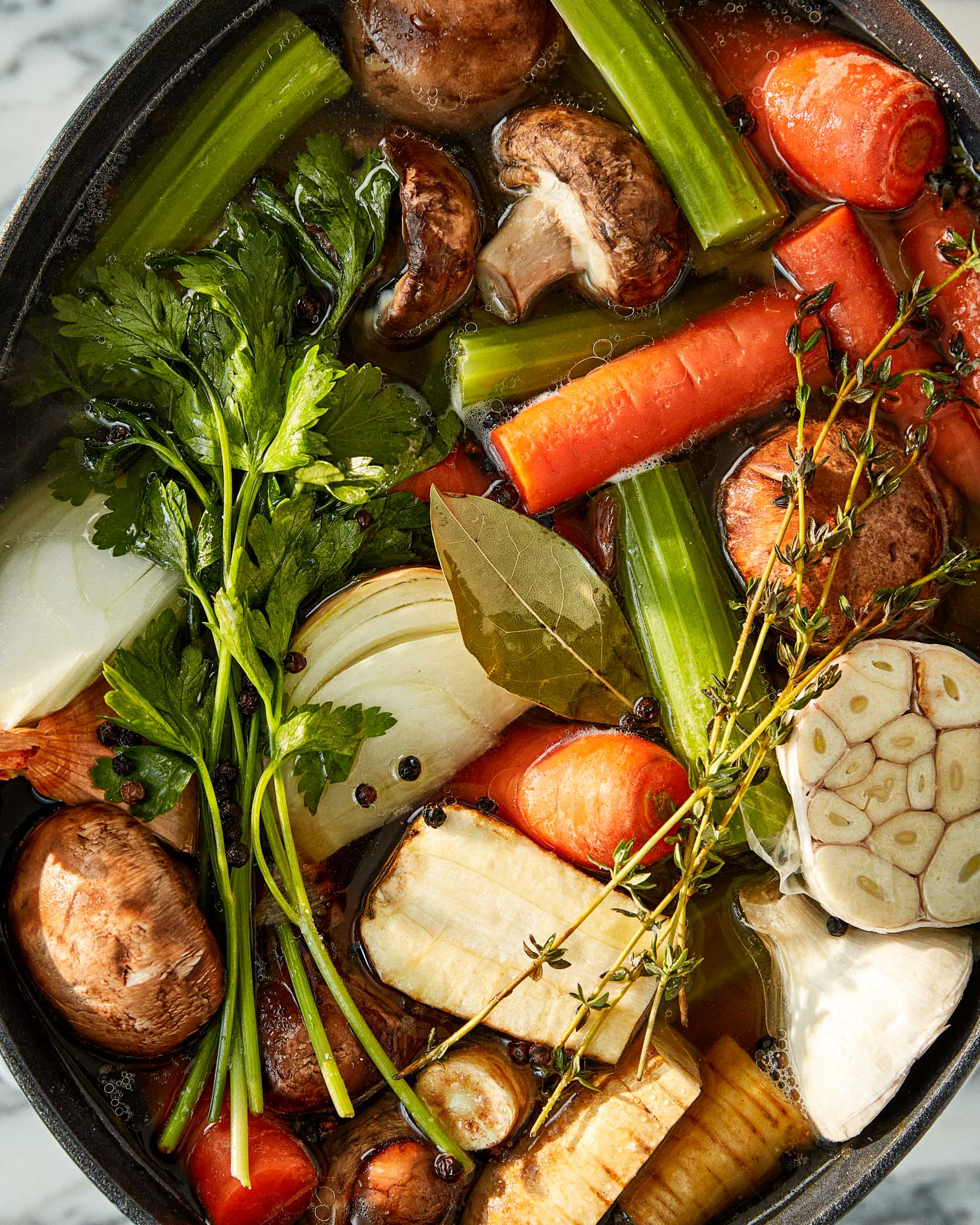 Oven Bone Broth Ingredients by Casa de Suna