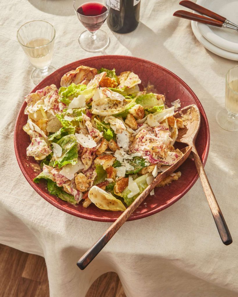 Chicory Caesar Salad by Casa de Suna; fourth of july