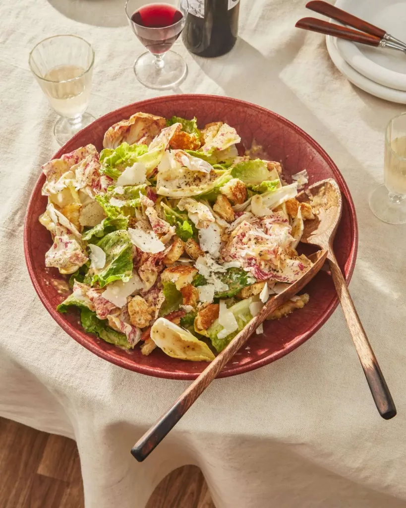 Chicory Caesar Salad