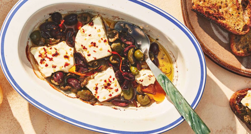 Baked Feta and Olives by Casa de Suna