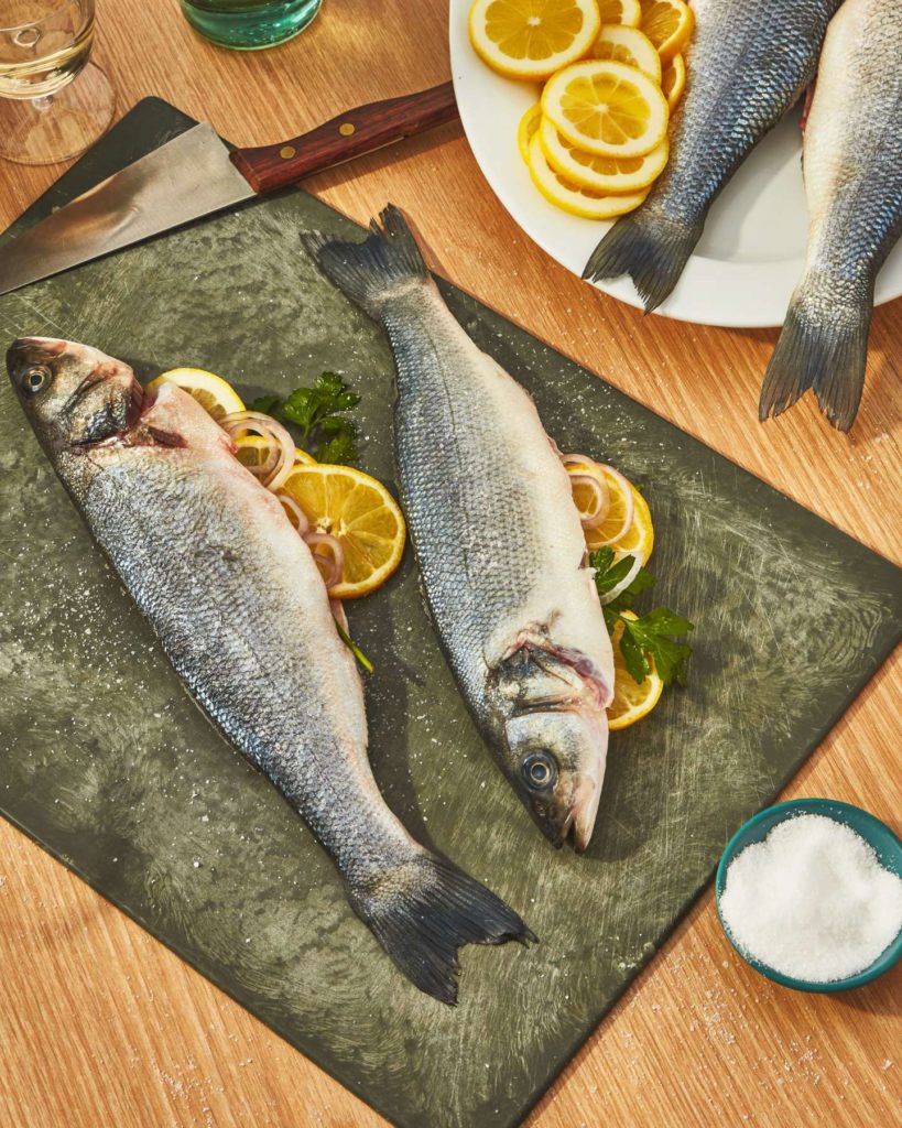 Roasted Branzino with Preserved Lemon Gremolata Recipe by Casa de Suna