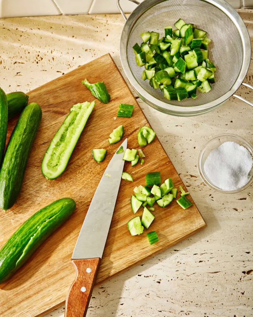 Miso-Glazed Salmon with Smashed Cucumber Salad recipe by Casa de Suna