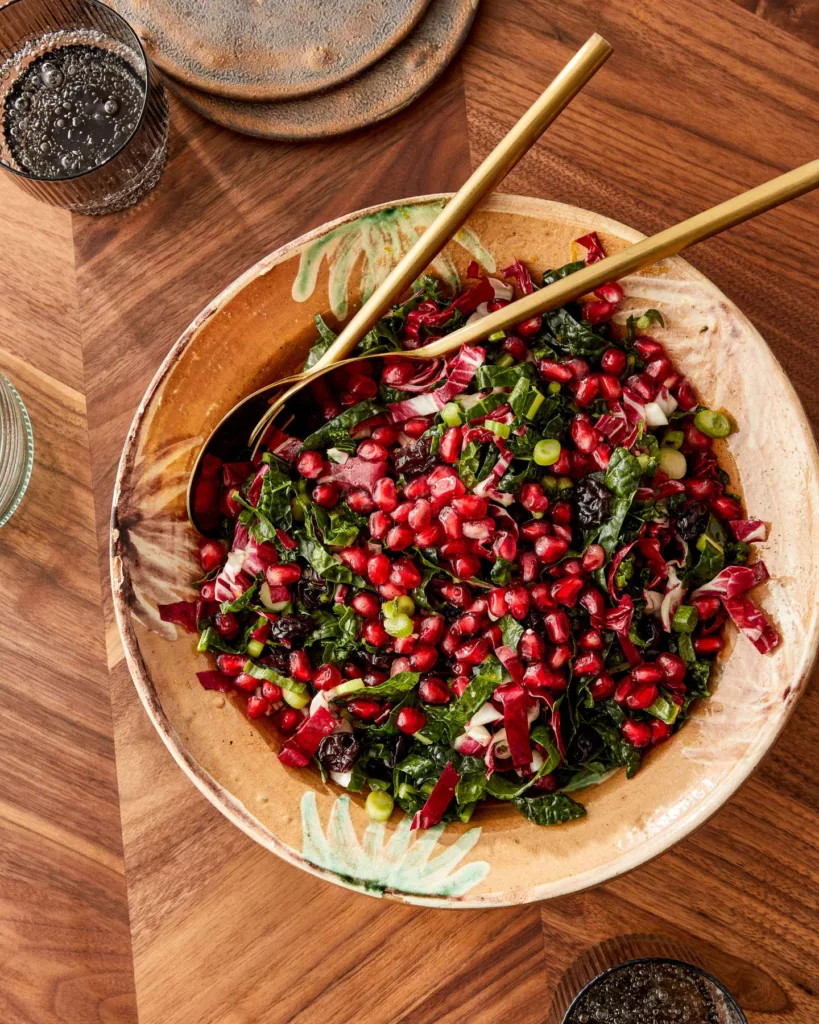 Kale Ribbon Salad with Orange-Thyme Dressing