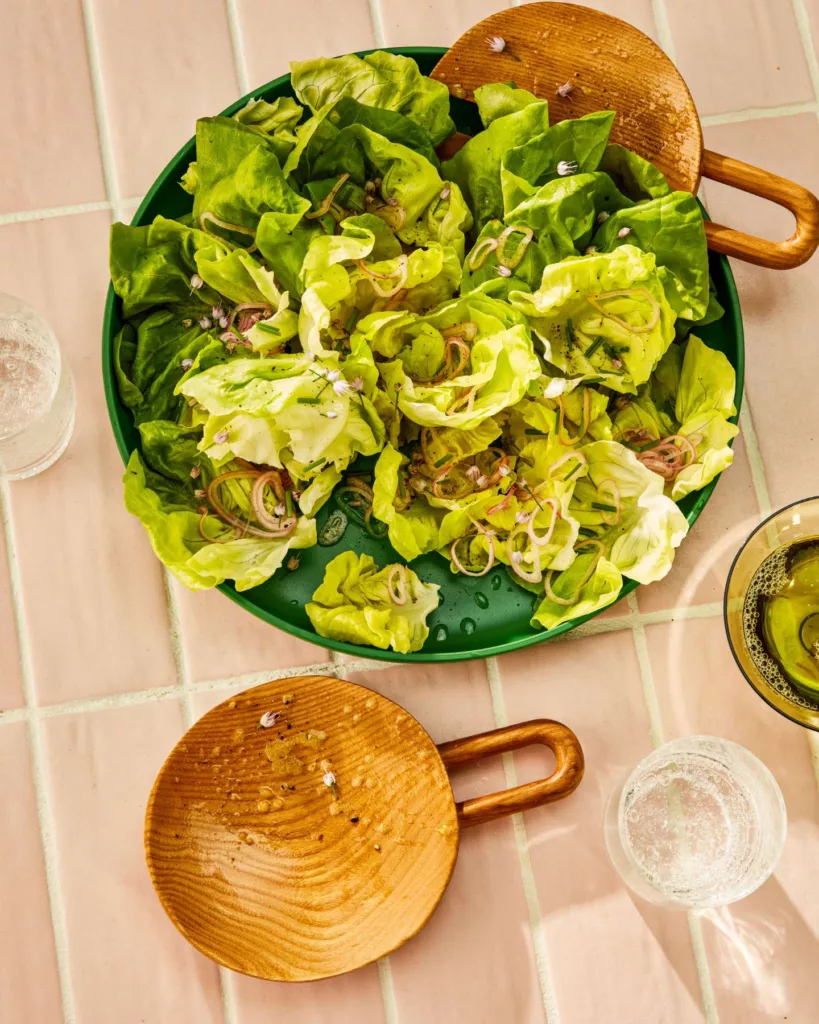 Living Lettuce Salad with Dijon Vinaigrette