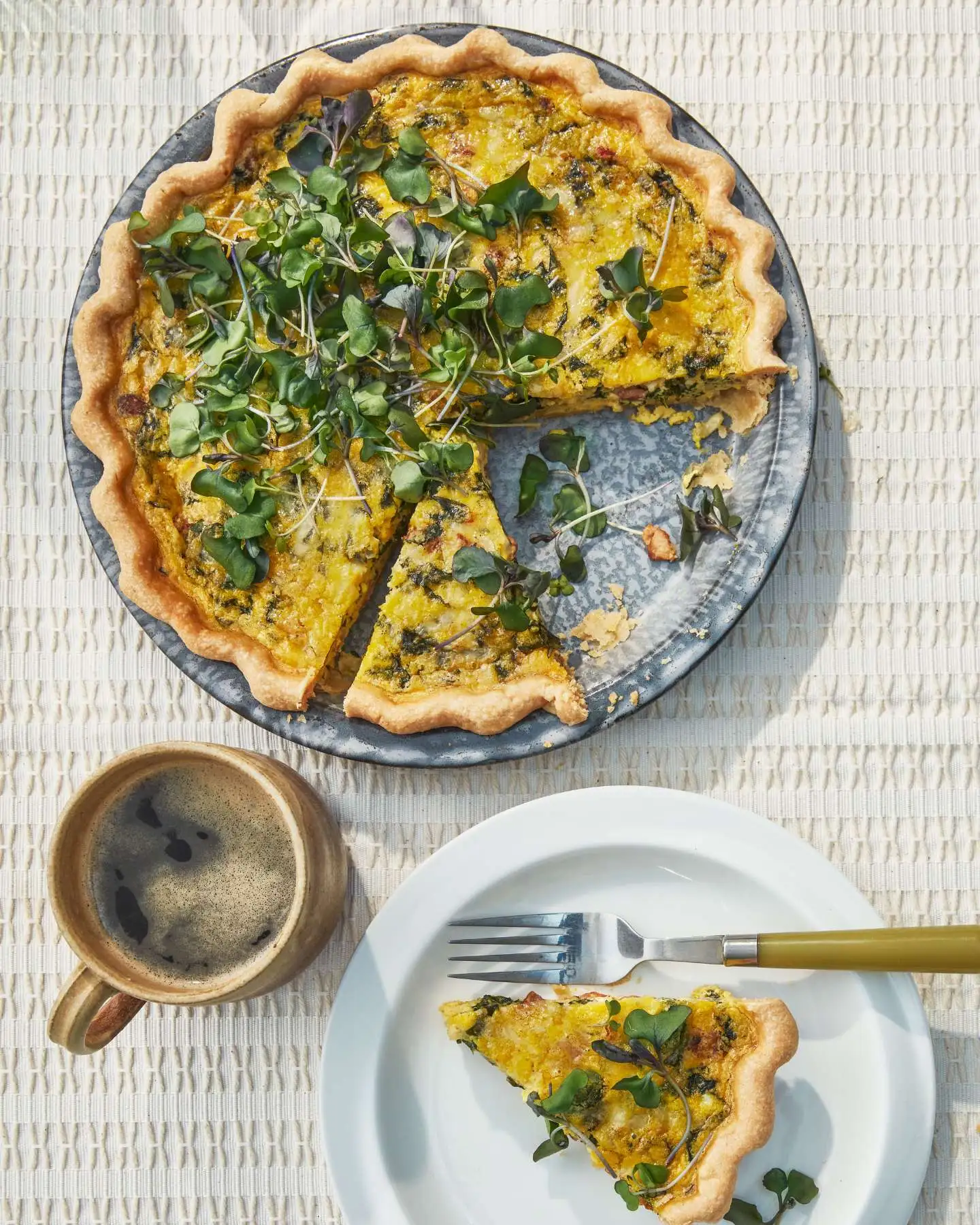 Bacon and Chard Quiche recipe by Casa de Suna