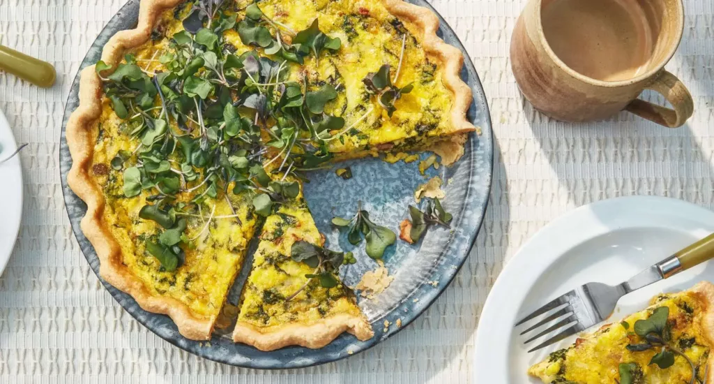 Bacon and Chard Quiche recipe by Casa de Suna