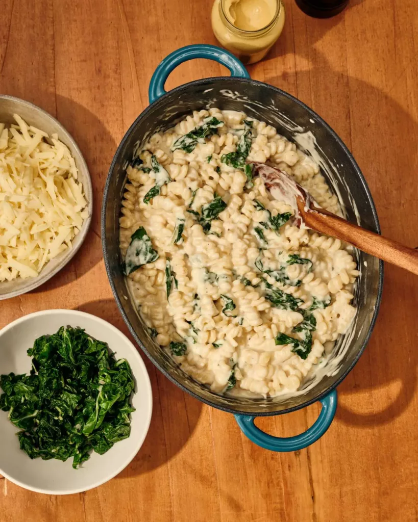 Mac and Cheese with Swiss Chard recipe by Casa de Suna