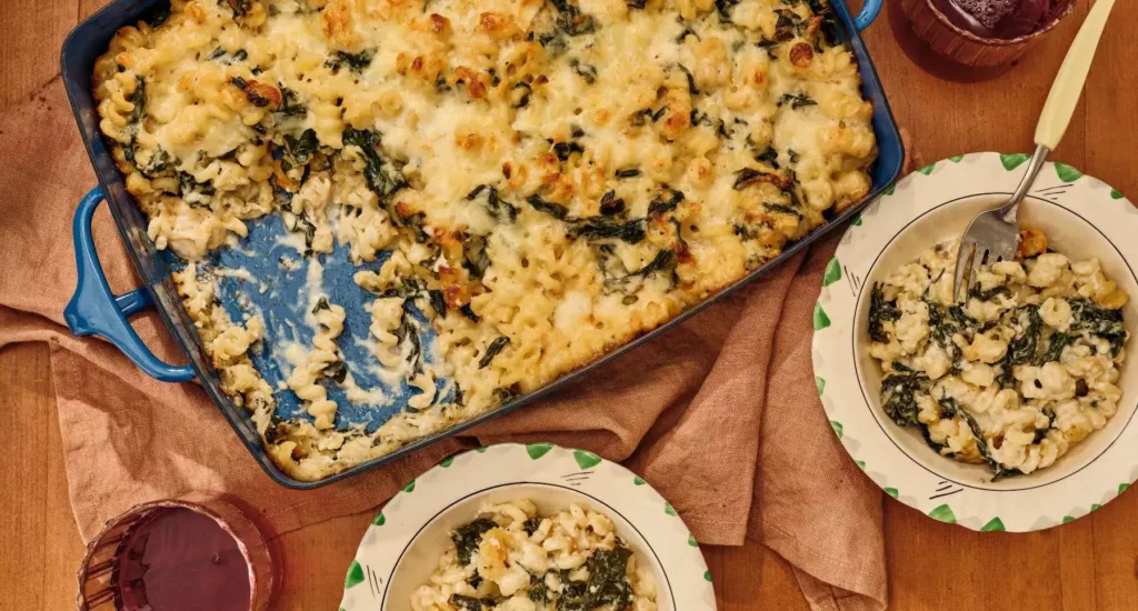 Mac and Cheese with Swiss Chard recipe by Casa de Suna