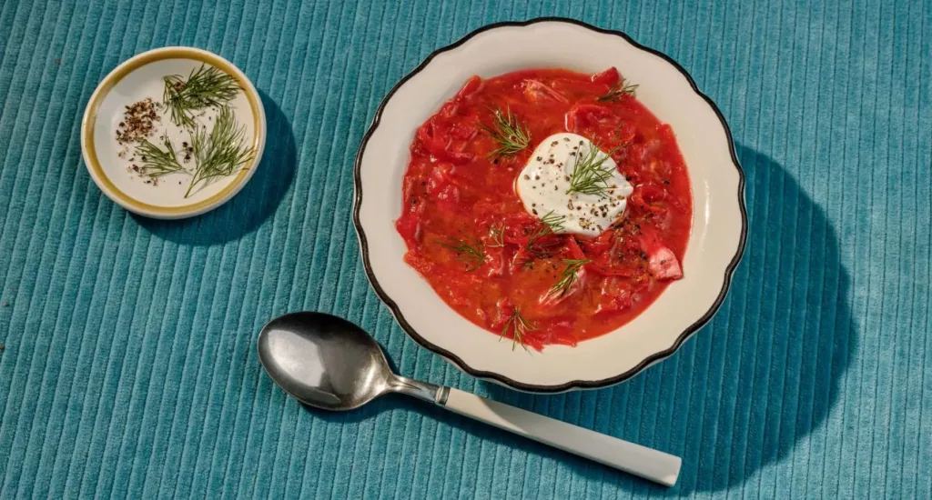 Weeknight Borscht with Chicken recipe by Casa de Suna