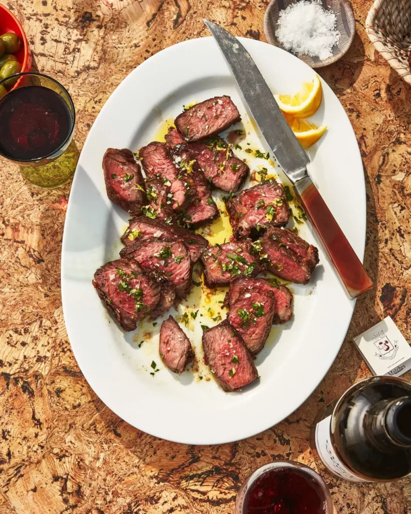 Short Rib Steaks with Gremolata and Lemon