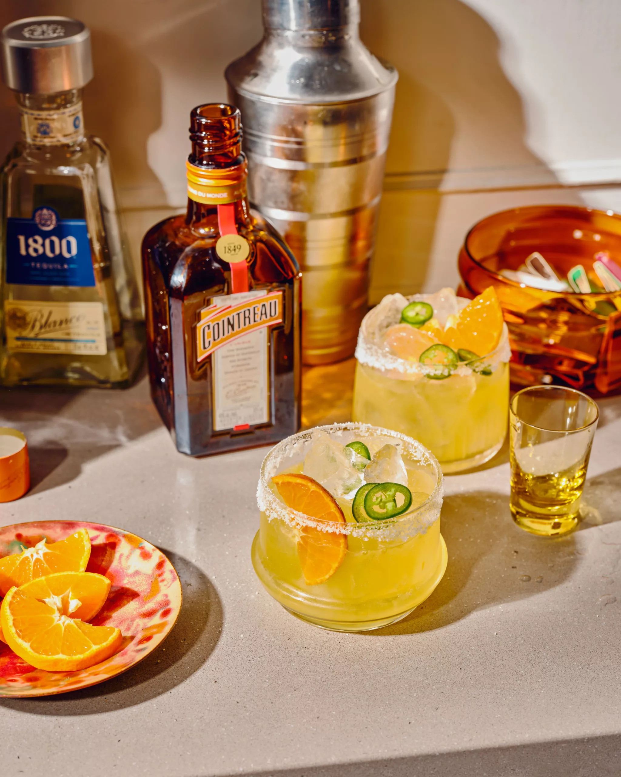 Mandarin Spicy Margarita recipe by Casa de Suna