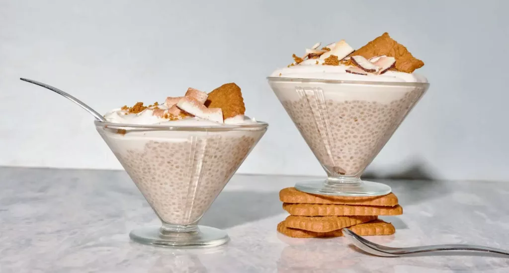 Coconut Cream Pie Chia Pudding Parfaits recipe by Casa de Suna