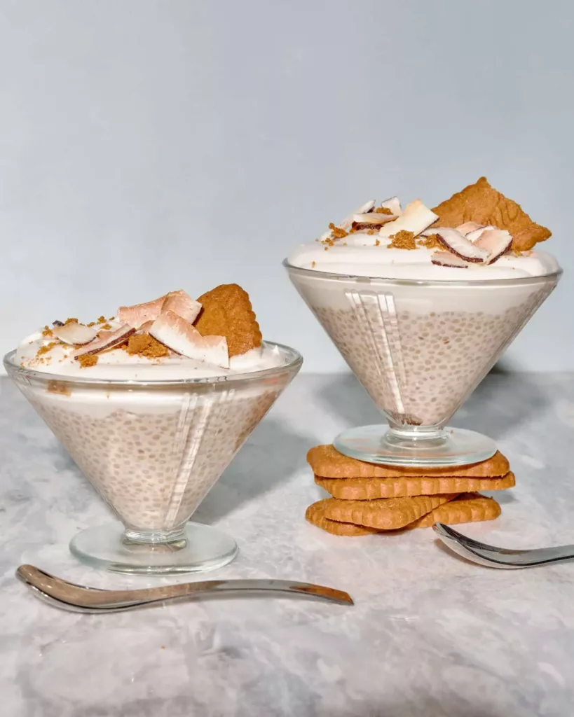 Coconut Cream Pie Chia Pudding Parfaits