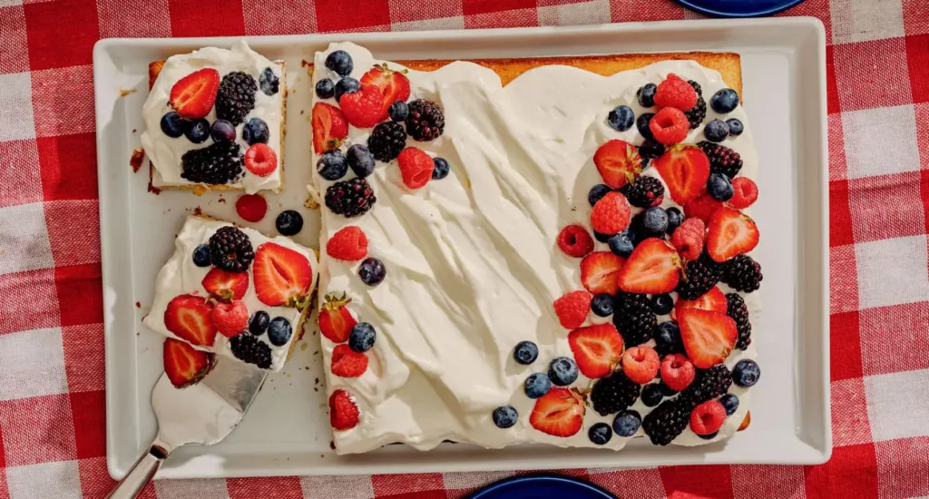 Fourth of July Slab Cake recipe by Casa de Suna