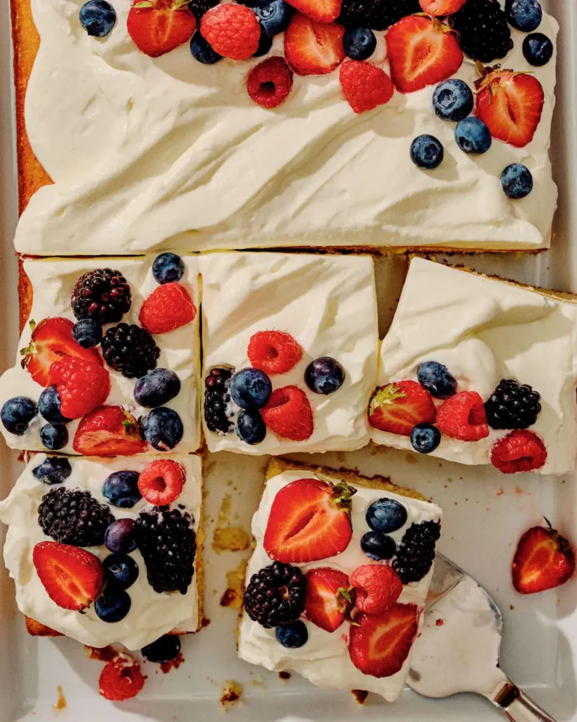 Fourth of July Slab Cake