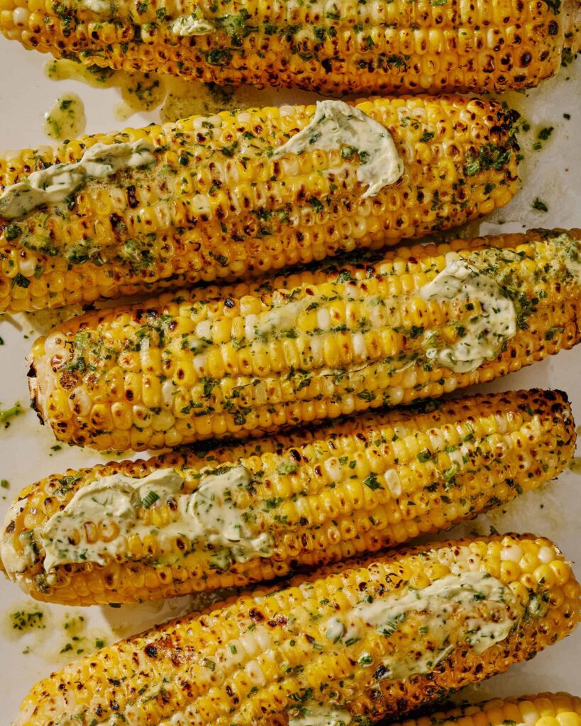 Casa de Suna Grilled Corn with Herbed Miso Butter