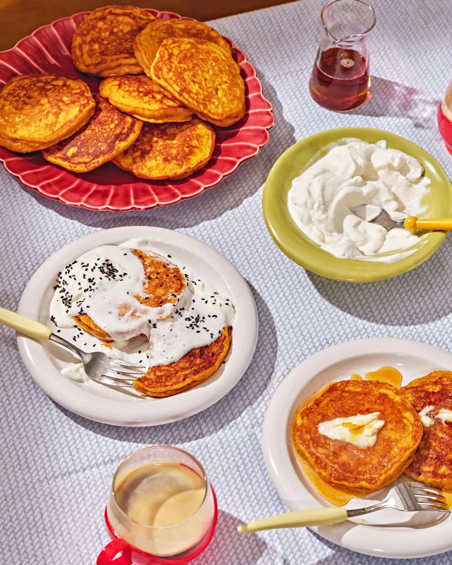 Fluffy Pumpkin Pancakes recipe by Casa de Suna; cook with pumpkin