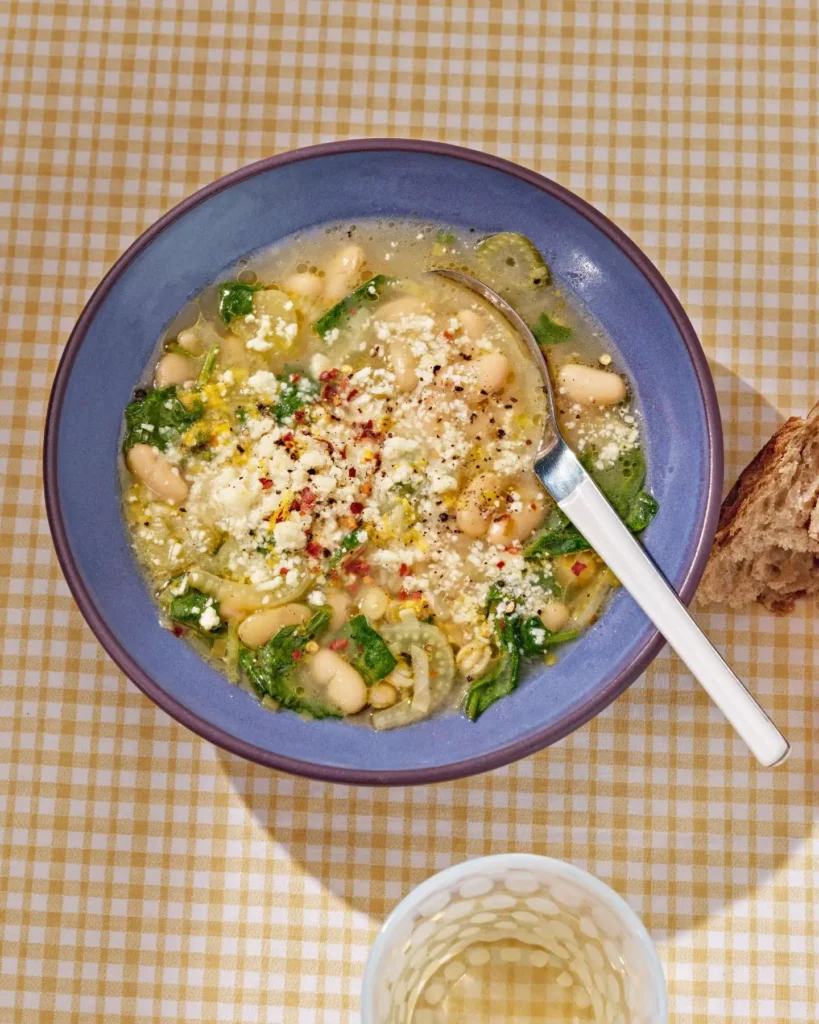 Lemony Fennel and Leek Cannellini Stew