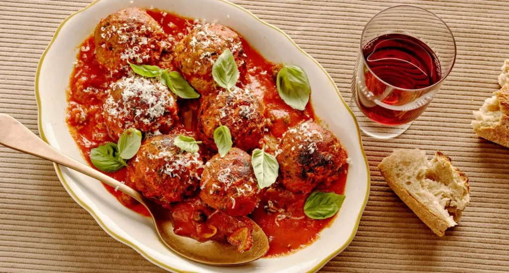 Meatballs with Caper-Studded Tomato Sauce recipe by Casa de Suna