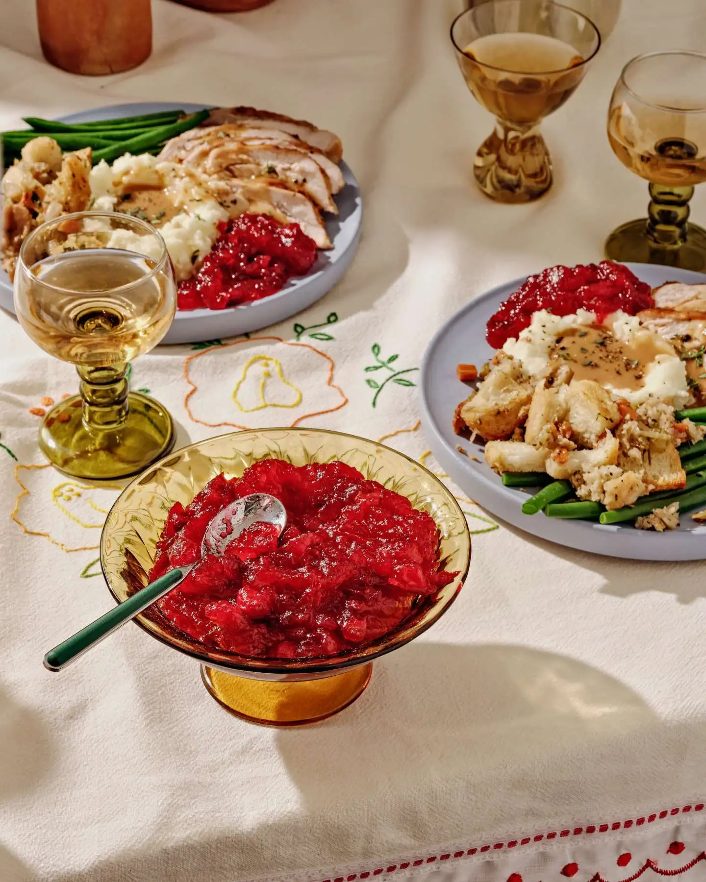 Cranberry Sauce with Apples and Calvados recipe by Casa de Suna; The Perfect 2024 Thanksgiving Menu