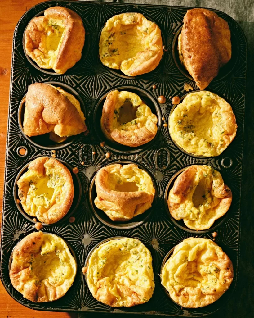 Yorkshire Puddings with Winter Herbs