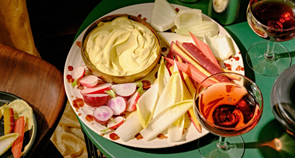 Crudite with Cashew Aioli