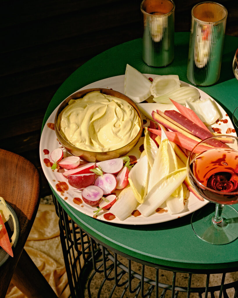 Winter Crudité with Cashew Aioli